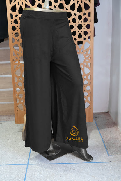 Pantalon Large Faux Daim -livraison gratuite -