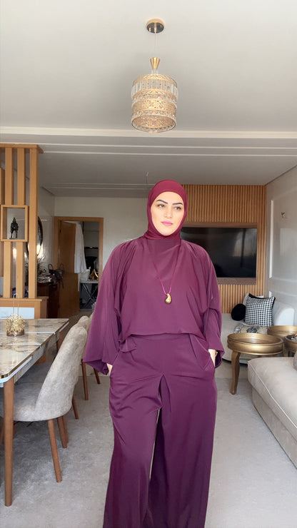Ensemble NAWAR – Minimalisme Chic & Élégance Moderne ( sans ceinture )
