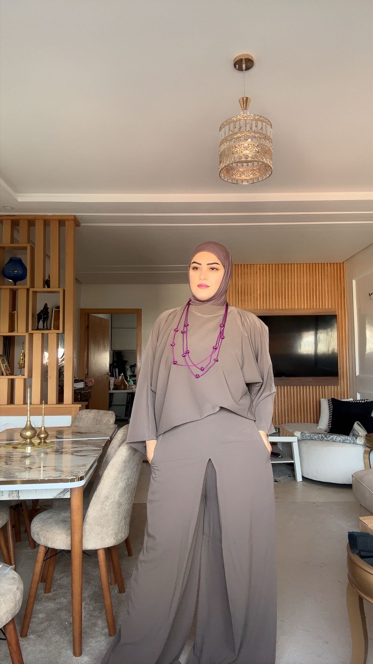 Ensemble NAWAR – Minimalisme Chic & Élégance Moderne ( sans ceinture )