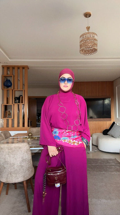 Ensemble NAWAR – Minimalisme Chic & Élégance Moderne ( sans ceinture )