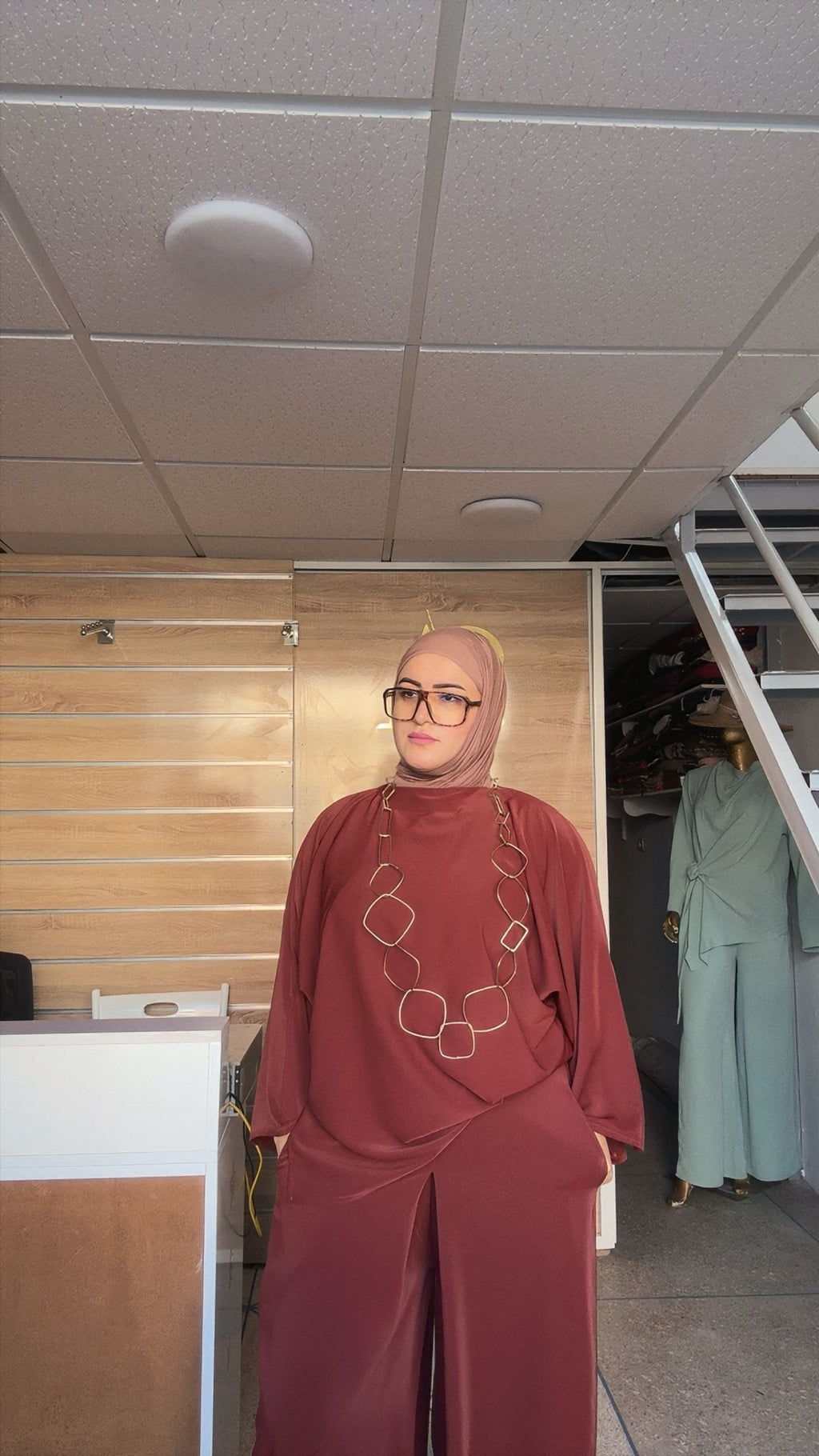 Ensemble NAWAR – Minimalisme Chic & Élégance Moderne ( sans ceinture )
