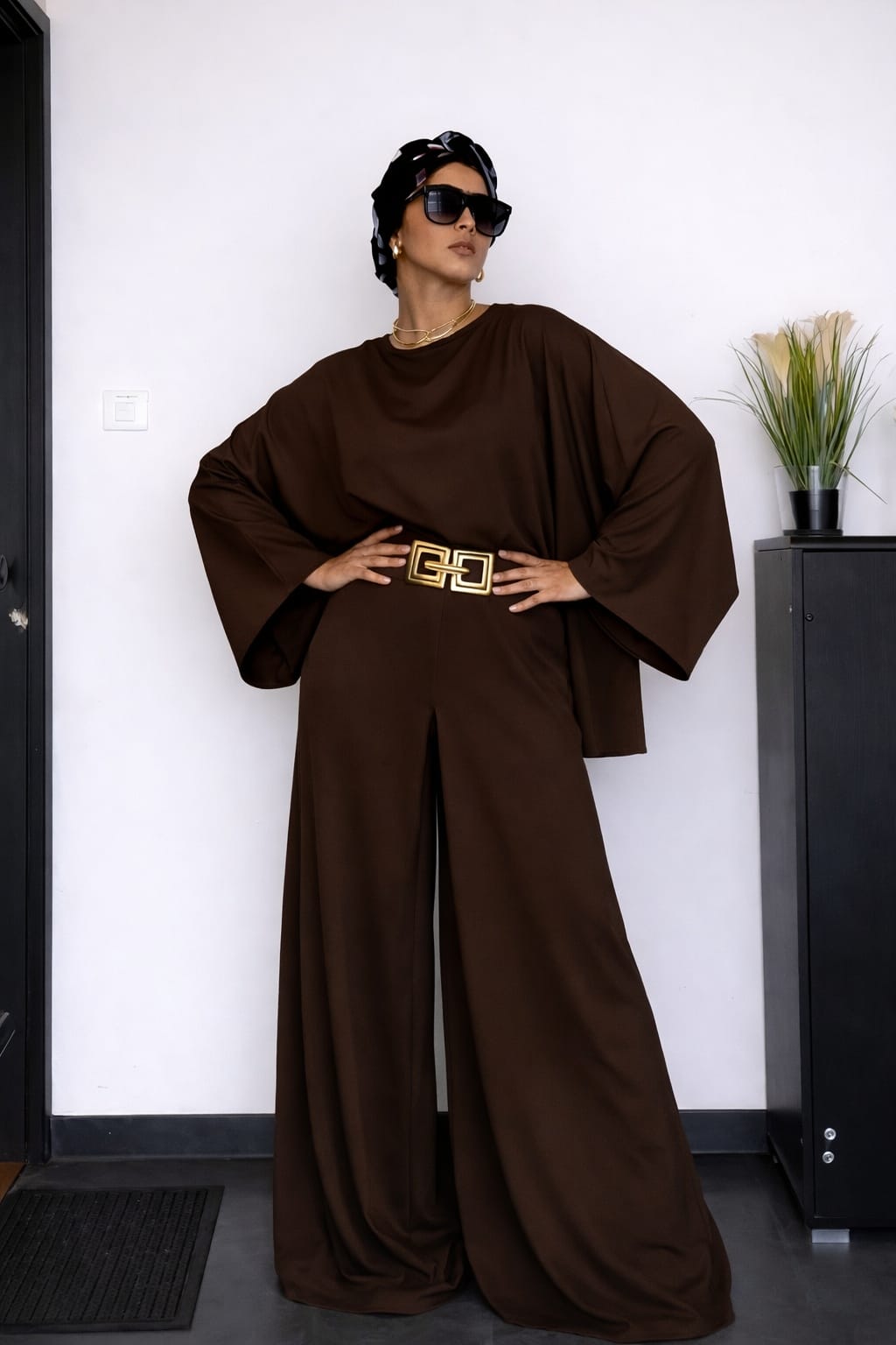 Ensemble NAWAR – Minimalisme Chic & Élégance Moderne ( sans ceinture )