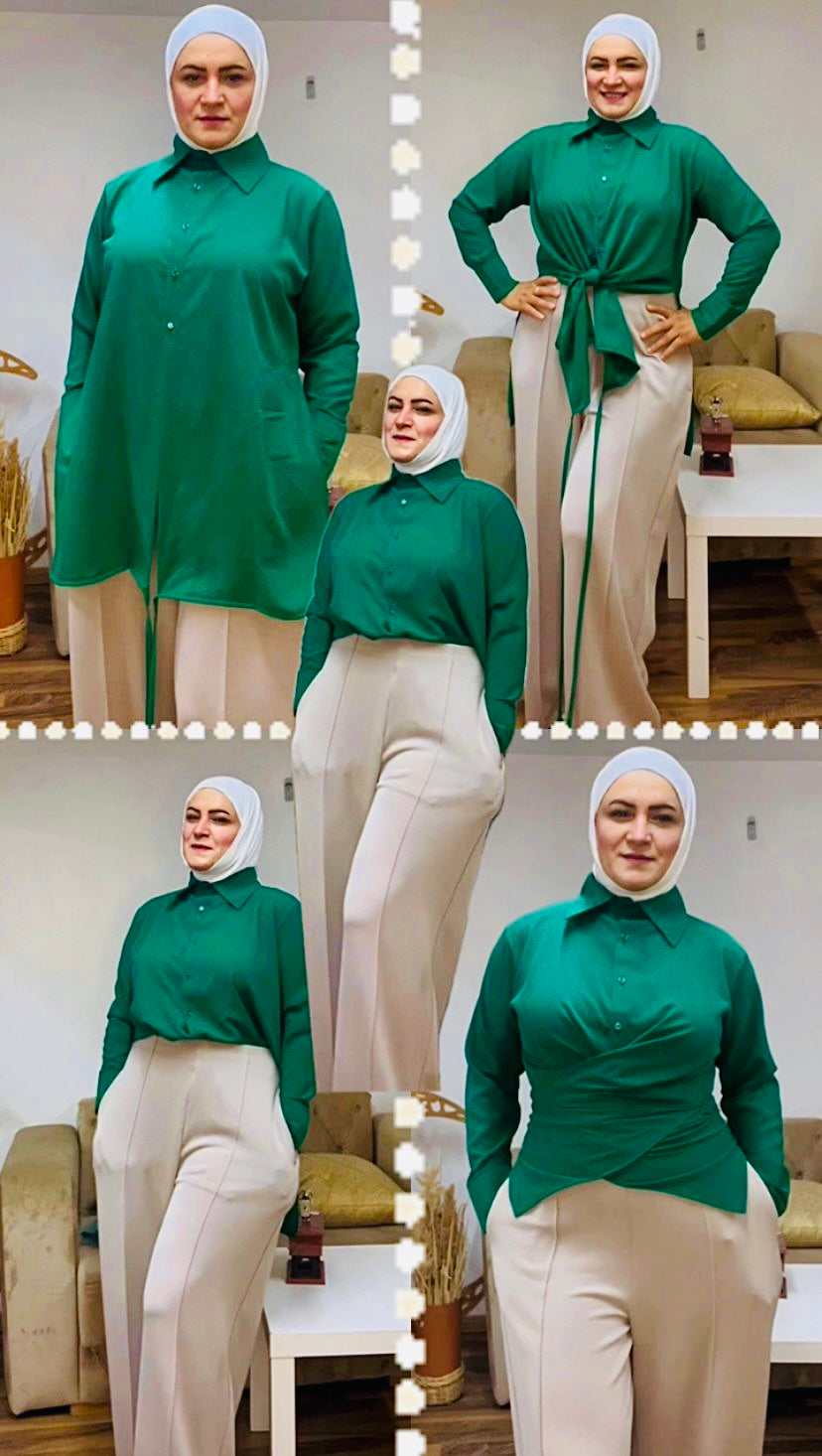 NAYLA – Chemise en crêpe élégante et fluide