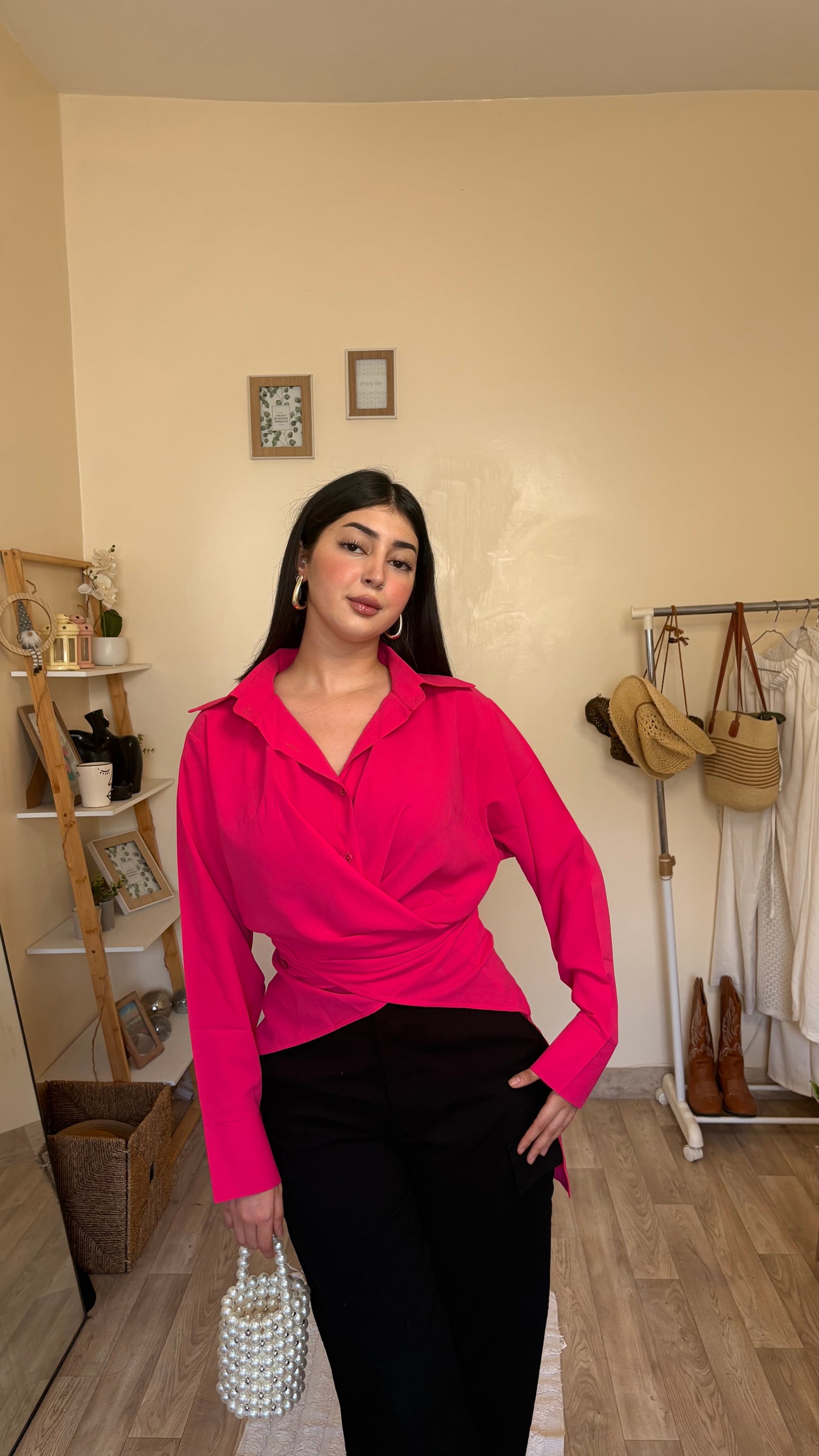 NAYLA – Chemise en crêpe élégante et fluide