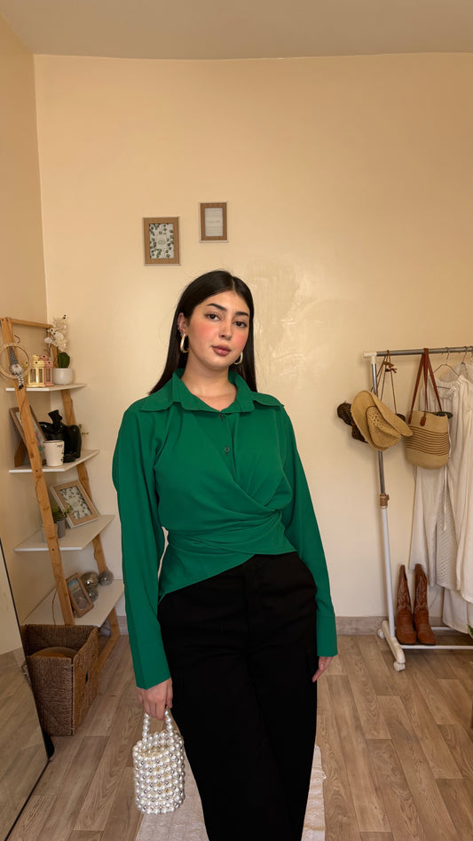 NAYLA – Chemise en crêpe élégante et fluide