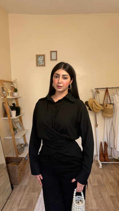 NAYLA – Chemise en crêpe élégante et fluide