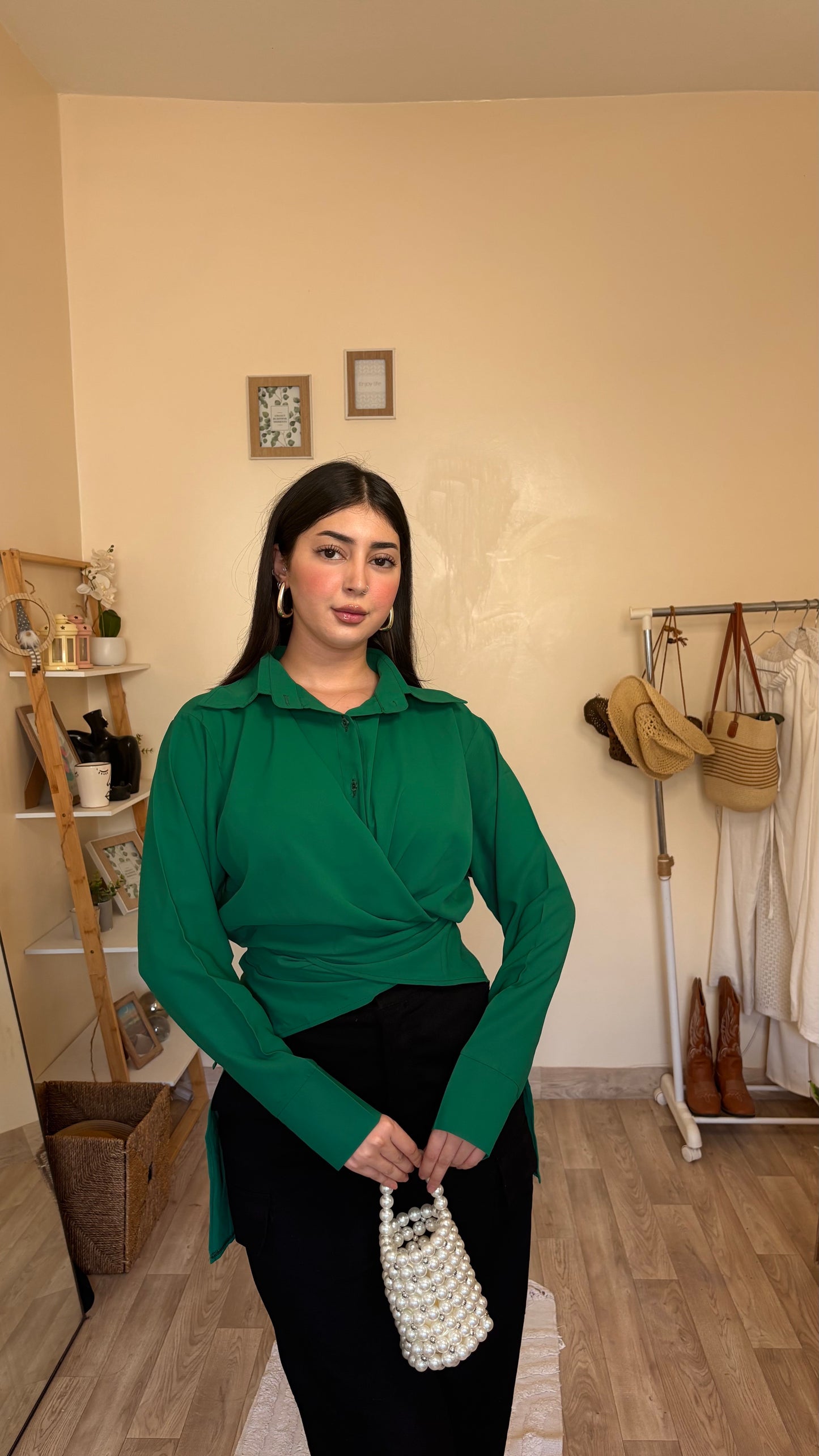 NAYLA – Chemise en crêpe élégante et fluide